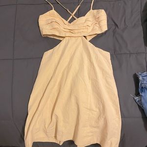 zara cut out mini dress!!